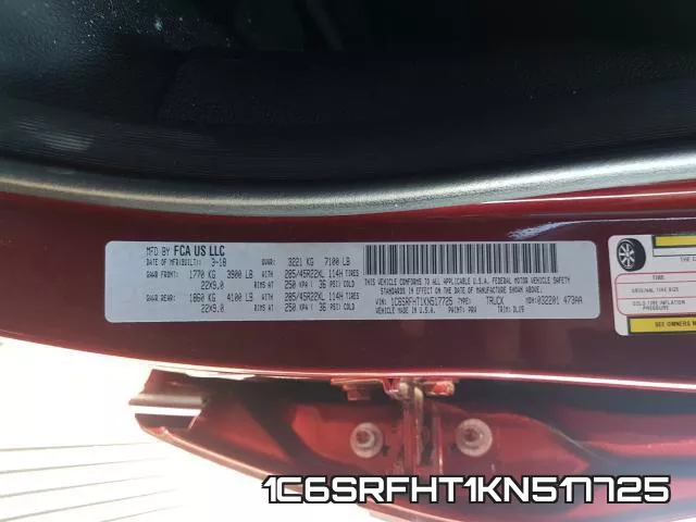 1C6SRFHT1KN517725 фото 2