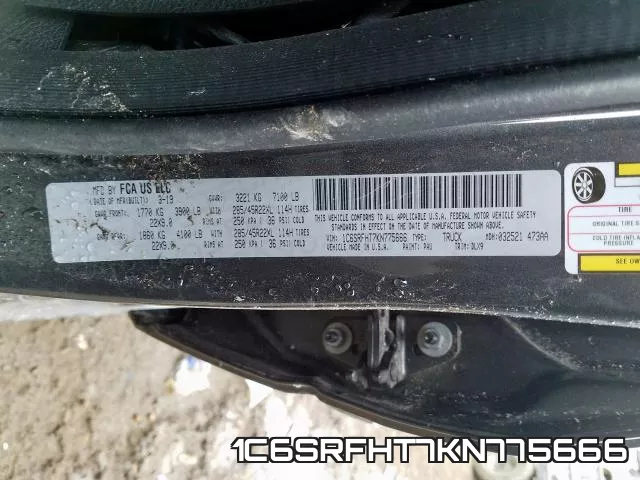 1C6SRFHT7KN775666 фото 2