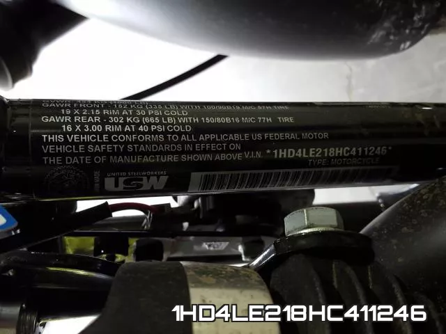 1HD4LE218HC411246 фото 2