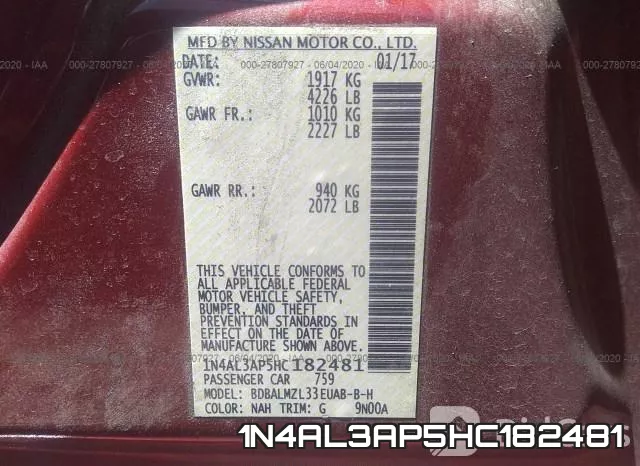 1N4AL3AP5HC182481 фото 10