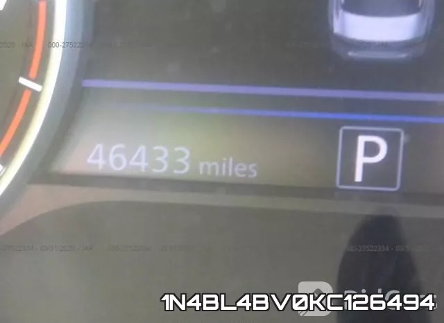 1N4BL4BV0KC126494 фото 8