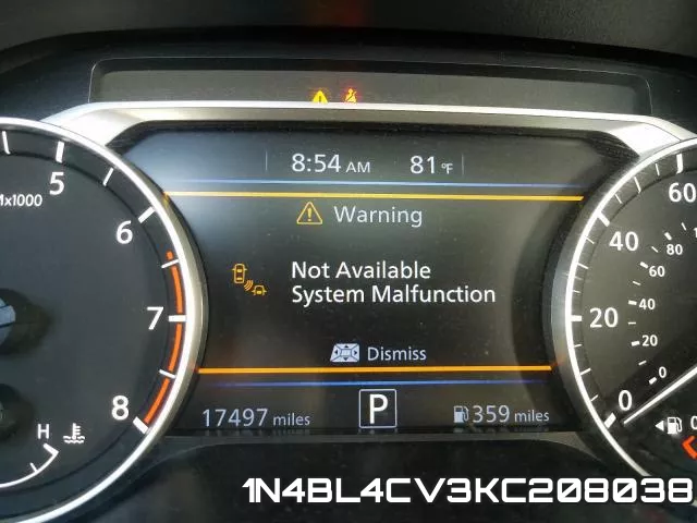 1N4BL4CV3KC208038 фото 9
