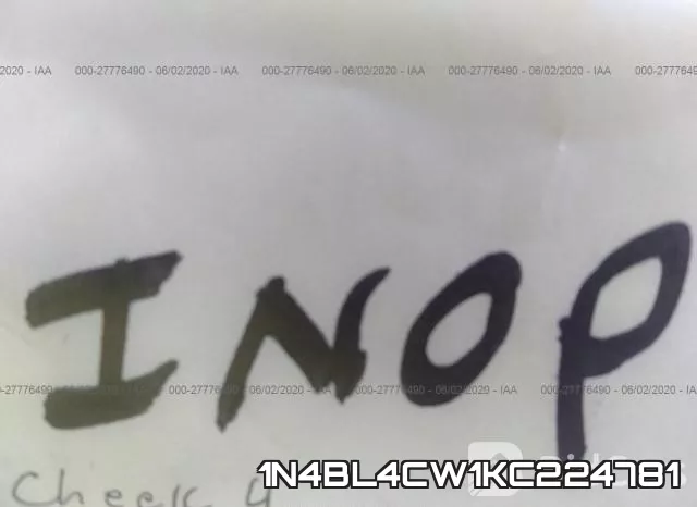 1N4BL4CW1KC224781 фото 8