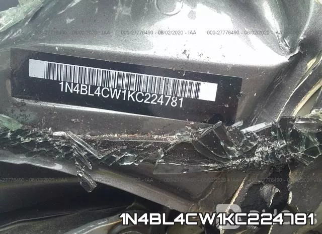 1N4BL4CW1KC224781 фото 10