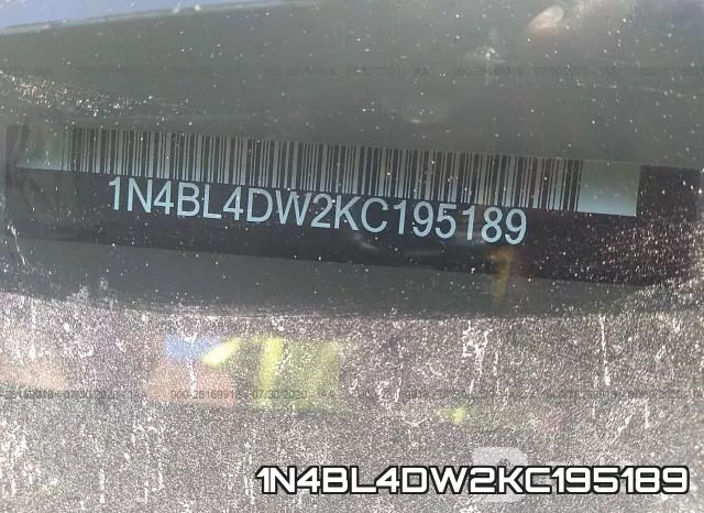 1N4BL4DW2KC195189 фото 10