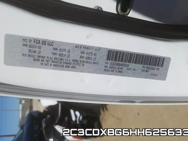2C3CDXBG6HH625633 фото 2
