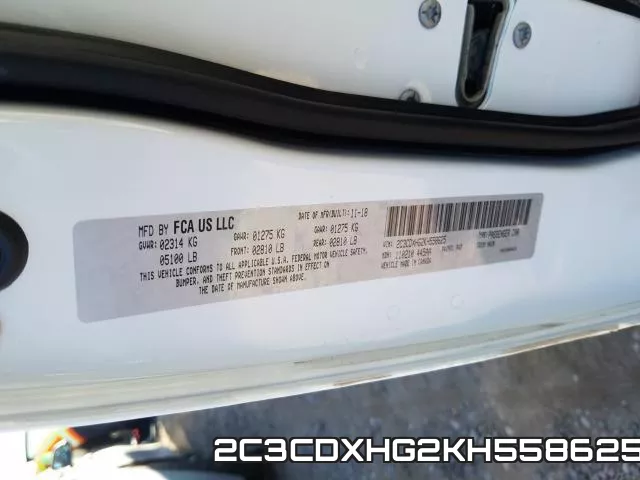 2C3CDXHG2KH558625 фото 2