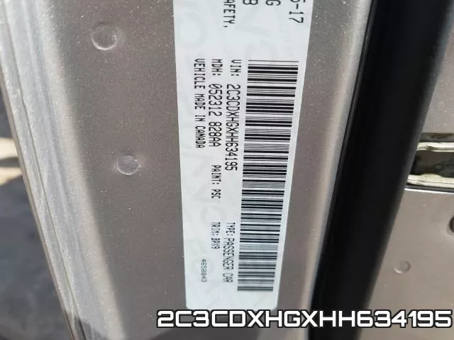 2C3CDXHGXHH634195 фото 2