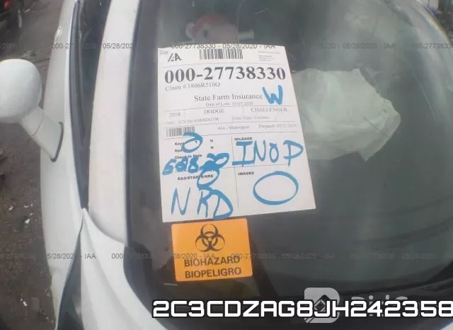 2C3CDZAG8JH242358 фото 9