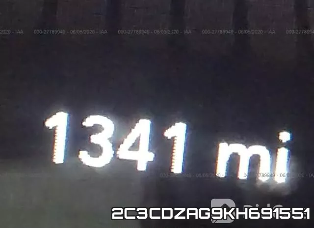 2C3CDZAG9KH691551 фото 8