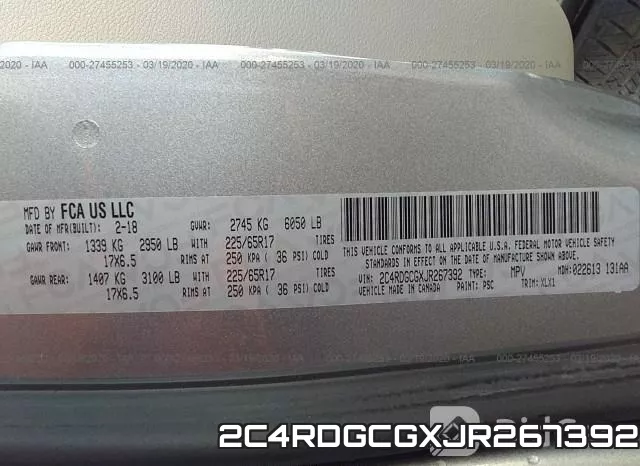 2C4RDGCGXJR267392 фото 10