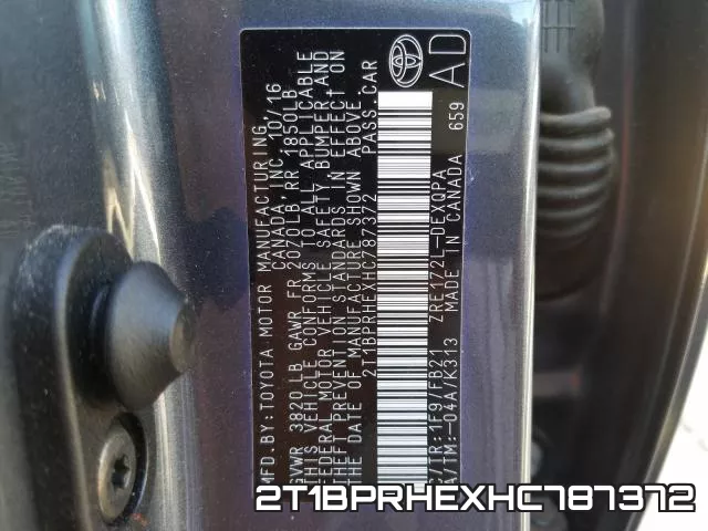 2T1BPRHEXHC787372 фото 2