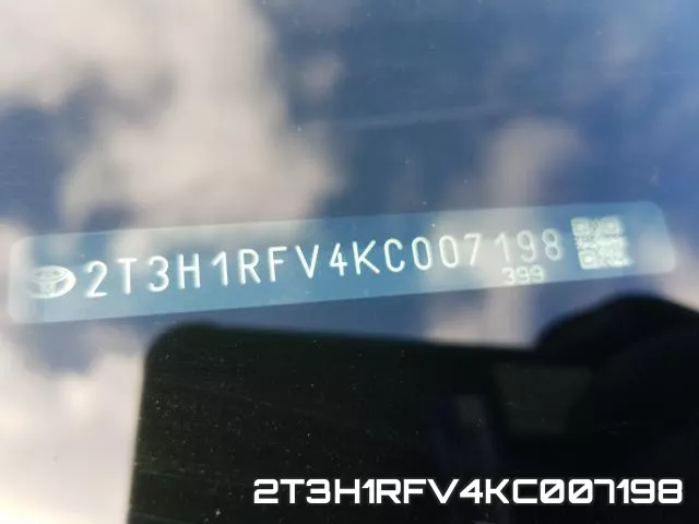2T3H1RFV4KC007198 фото 2