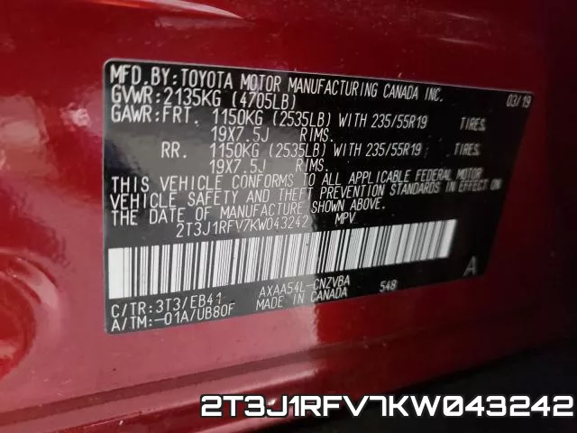 2T3J1RFV7KW043242 фото 2