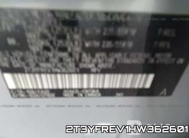2T3YFREV1HW362601 фото 10