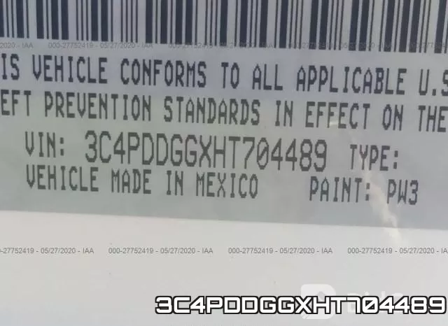3C4PDDGGXHT704489 фото 10