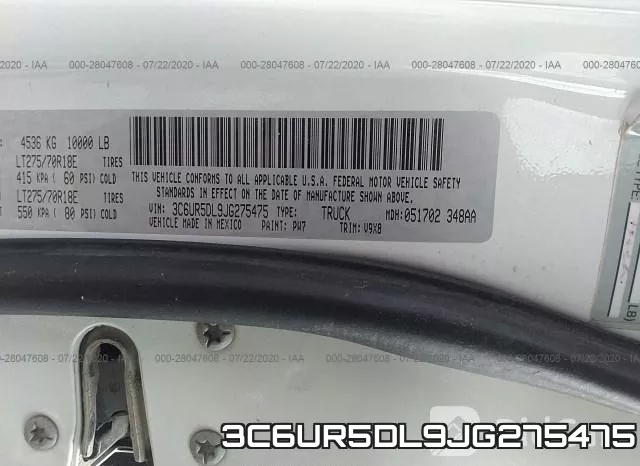 3C6UR5DL9JG275475 фото 10