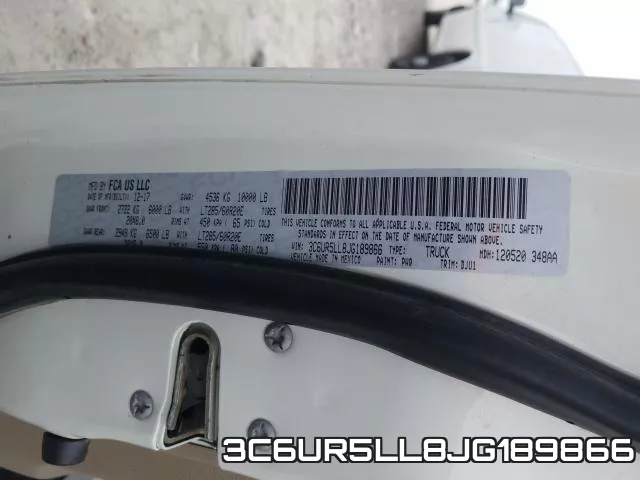 3C6UR5LL8JG189866 фото 2