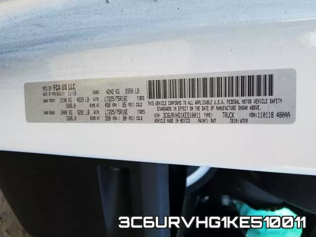3C6URVHG1KE510011 фото 2