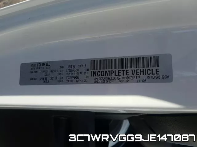 3C7WRVGG9JE147087 фото 2