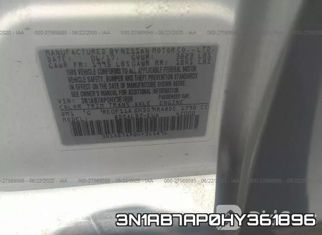 3N1AB7AP0HY361896 фото 10