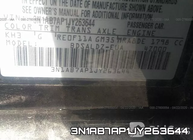 3N1AB7AP1JY263644 фото 10
