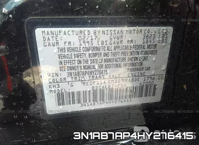 3N1AB7AP4HY276415 фото 10