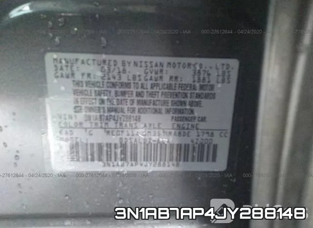 3N1AB7AP4JY288148 фото 10