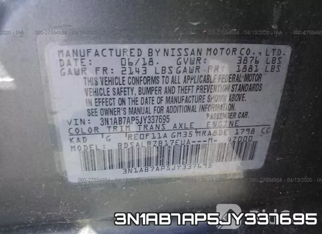 3N1AB7AP5JY337695 фото 10