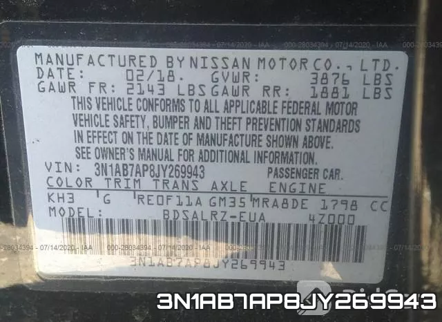 3N1AB7AP8JY269943 фото 10