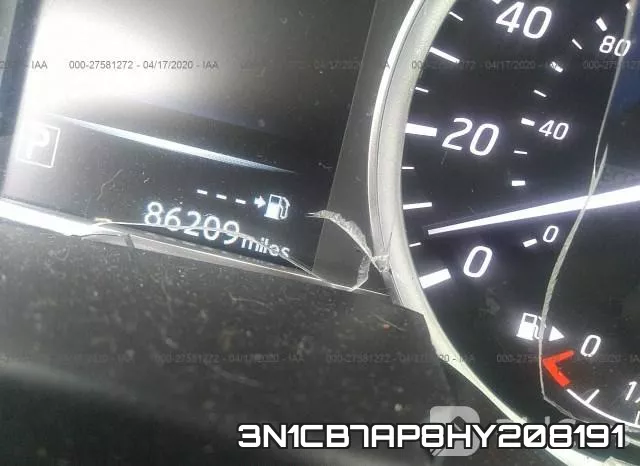 3N1CB7AP8HY208191 фото 8