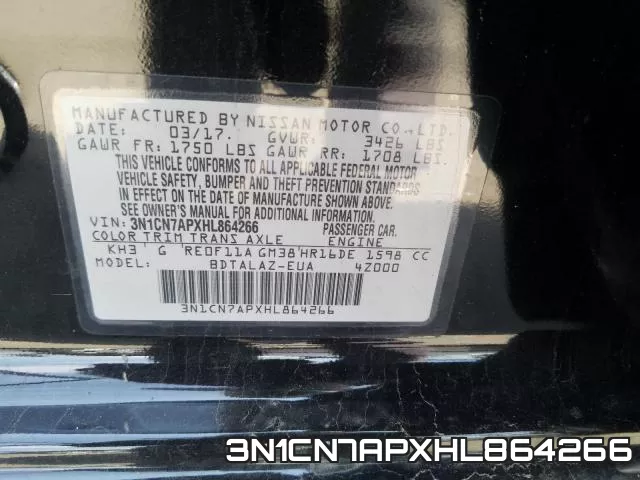 3N1CN7APXHL864266 фото 2