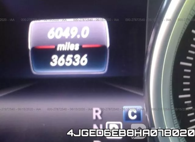 4JGED6EB8HA078020 фото 8
