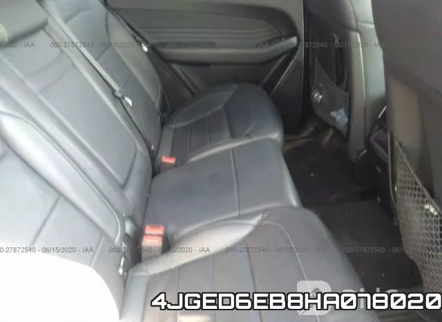 4JGED6EB8HA078020 фото 9