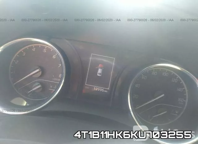 4T1B11HK6KU703255 фото 8
