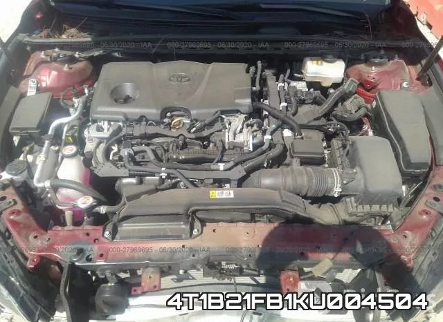 4T1B21FB1KU004504 фото 2