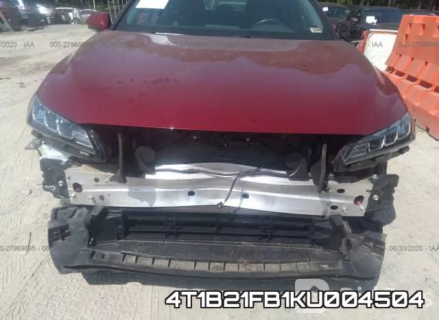 4T1B21FB1KU004504 фото 7