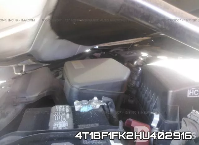 4T1BF1FK2HU402916 фото 2
