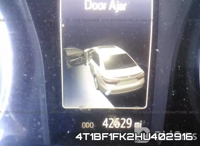 4T1BF1FK2HU402916 фото 8
