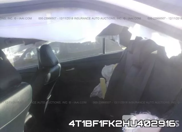 4T1BF1FK2HU402916 фото 9
