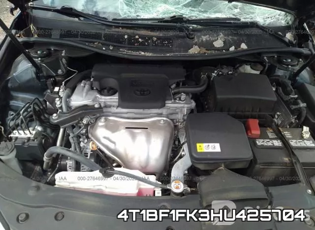 4T1BF1FK3HU425704 фото 2
