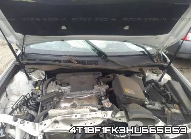 4T1BF1FK3HU665853 фото 2