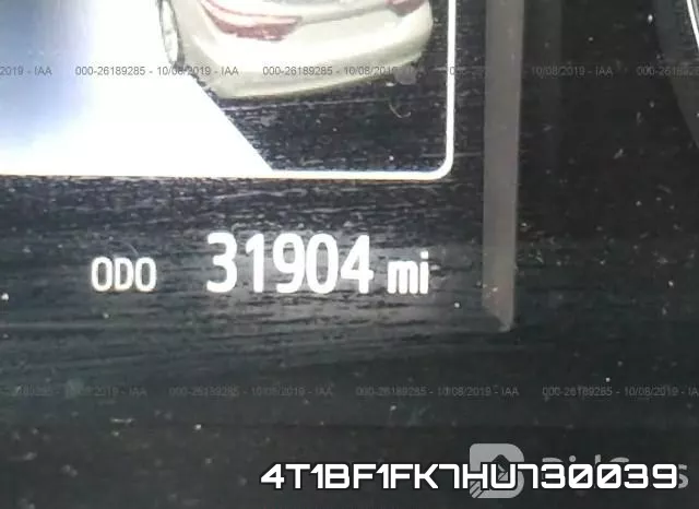 4T1BF1FK7HU730039 фото 8