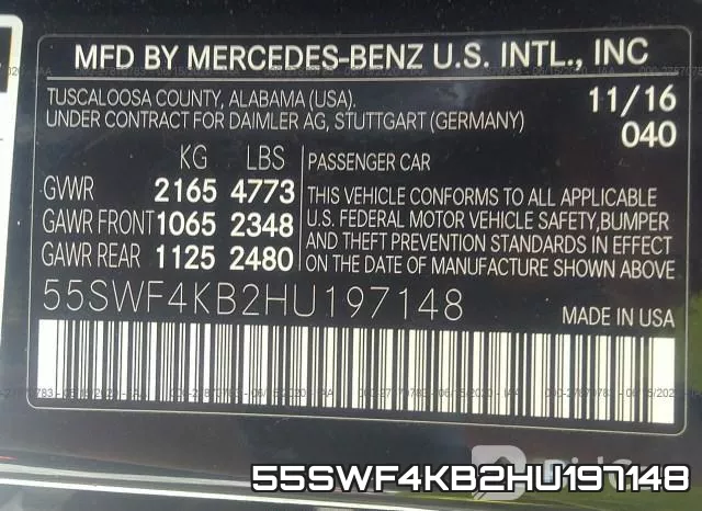 55SWF4KB2HU197148 фото 10