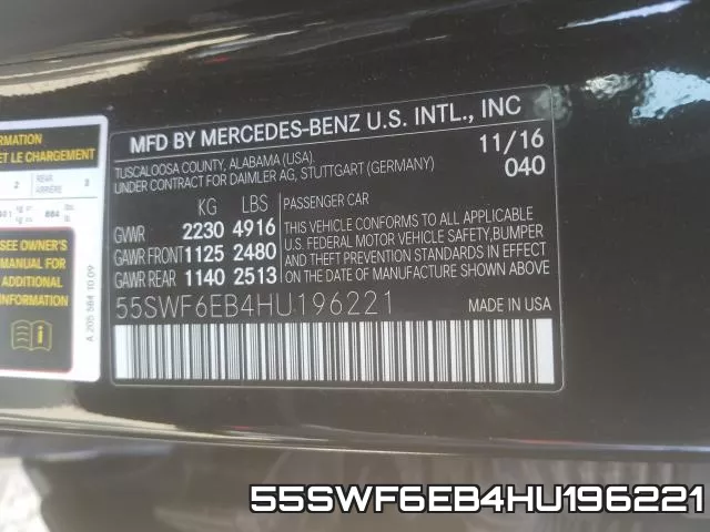 55SWF6EB4HU196221 фото 2
