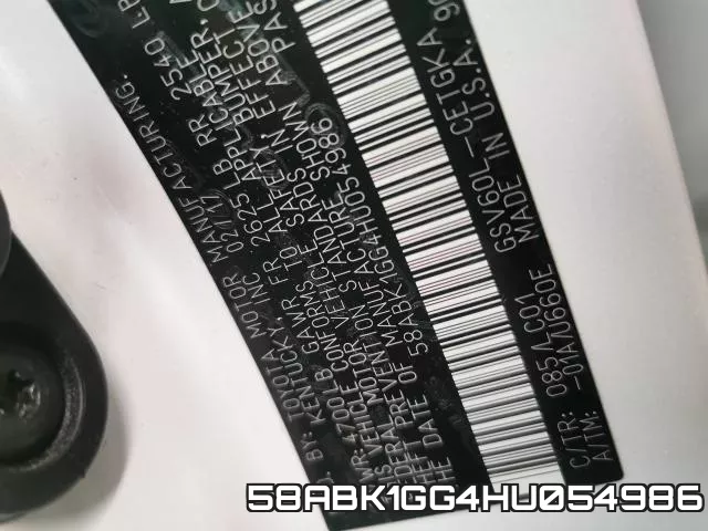 58ABK1GG4HU054986 фото 2