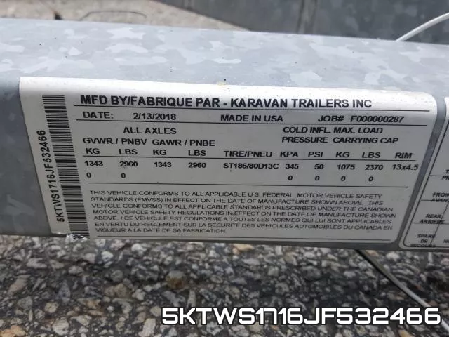 5KTWS1716JF532466 фото 2