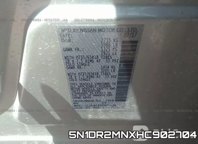 5N1DR2MNXHC902704 фото 10