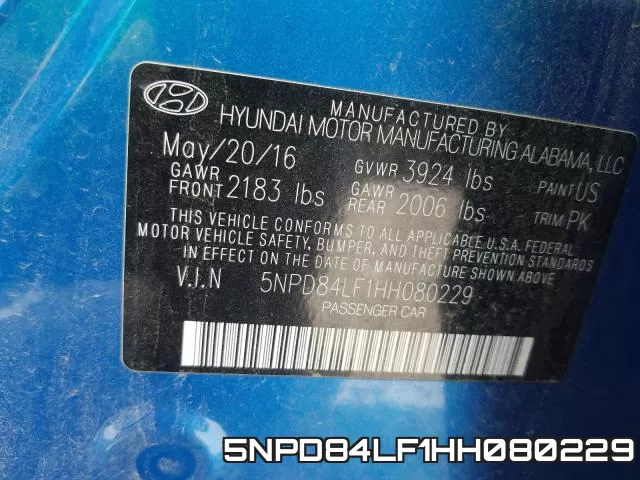 5NPD84LF1HH080229 фото 2