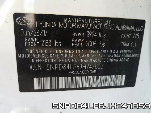 5NPD84LF6JH247853 фото 2